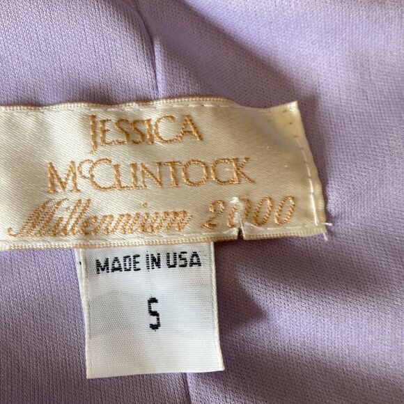 Vintage 2000 Jessica McClintock Millennium Two Piece Lined Maxi Skirt Formal Set - Picture 8 of 15